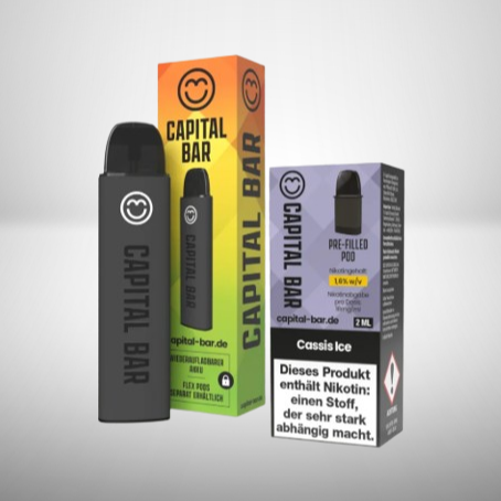 Vape Basisgert GRATIS BASISGERT - Capital Bar Pod System Vape Basisgert GRATIS BASISGERT - Capital Bar Pod System