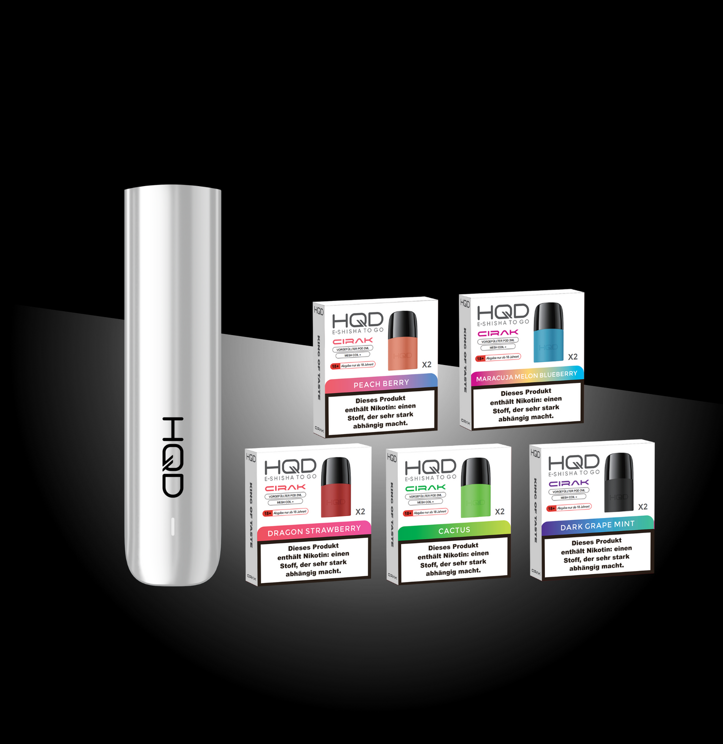 HQD Cirak Pods + GRATIS Basisgerät