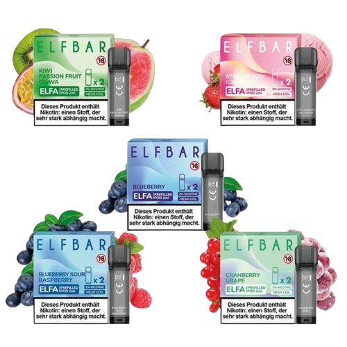 ELFA by Elfbar Pods - Bundle Vape Handel ELFA by Elfbar Pods - Bundle Vape Handel