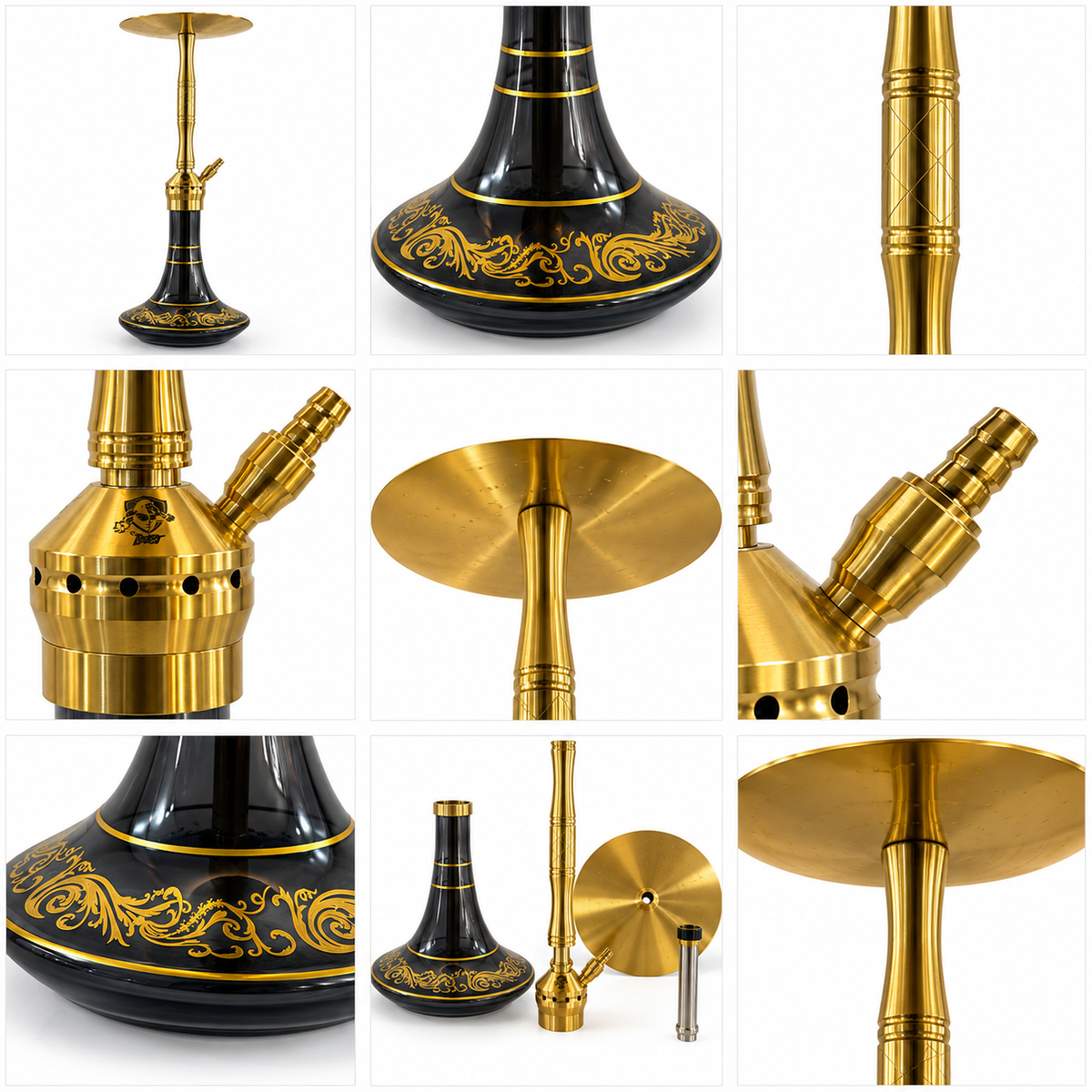 Royal Eclipse 54 - Edelstahl Shisha inkl. Set