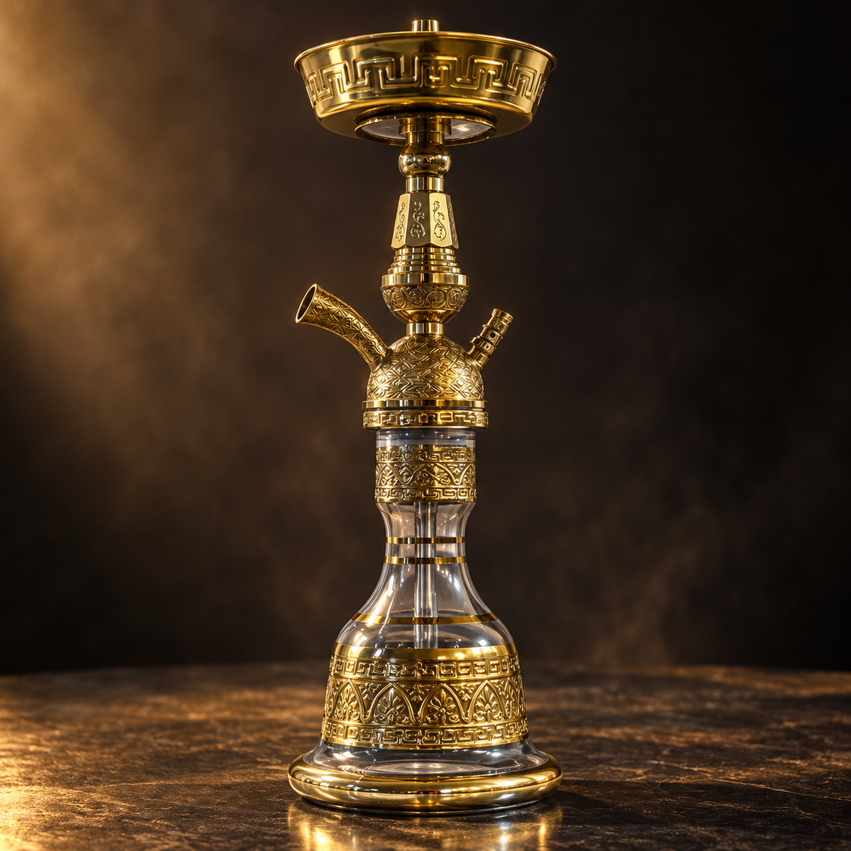 Orient Shisha Gold im Set inkl. Tasche