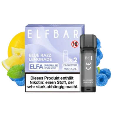 ELFA Pods by Elfbar - Blueberry Razz Lemonade (2er Packung)