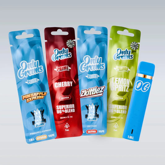 Only Grams Prime Superior 96% - Wähle deine Sorte aus