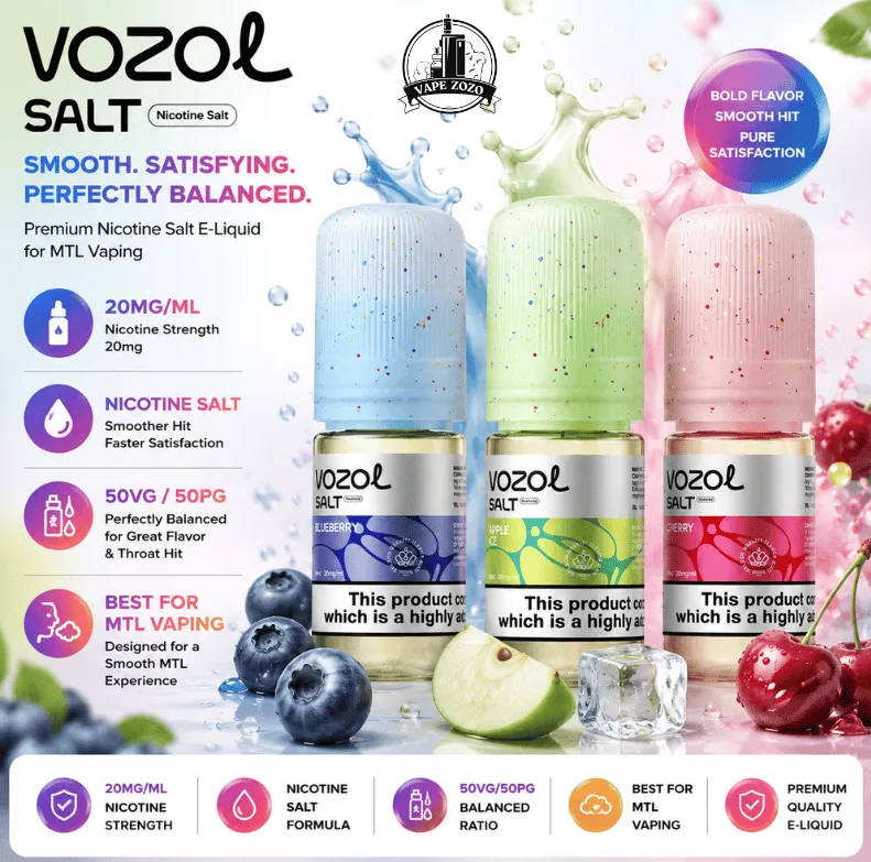 Vozol Salt & Nic Prime 20mg/ml | Wähle deine Sorten aus