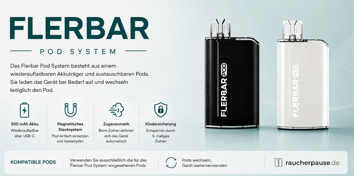 Flerbar Pod Akku - Basisgerät