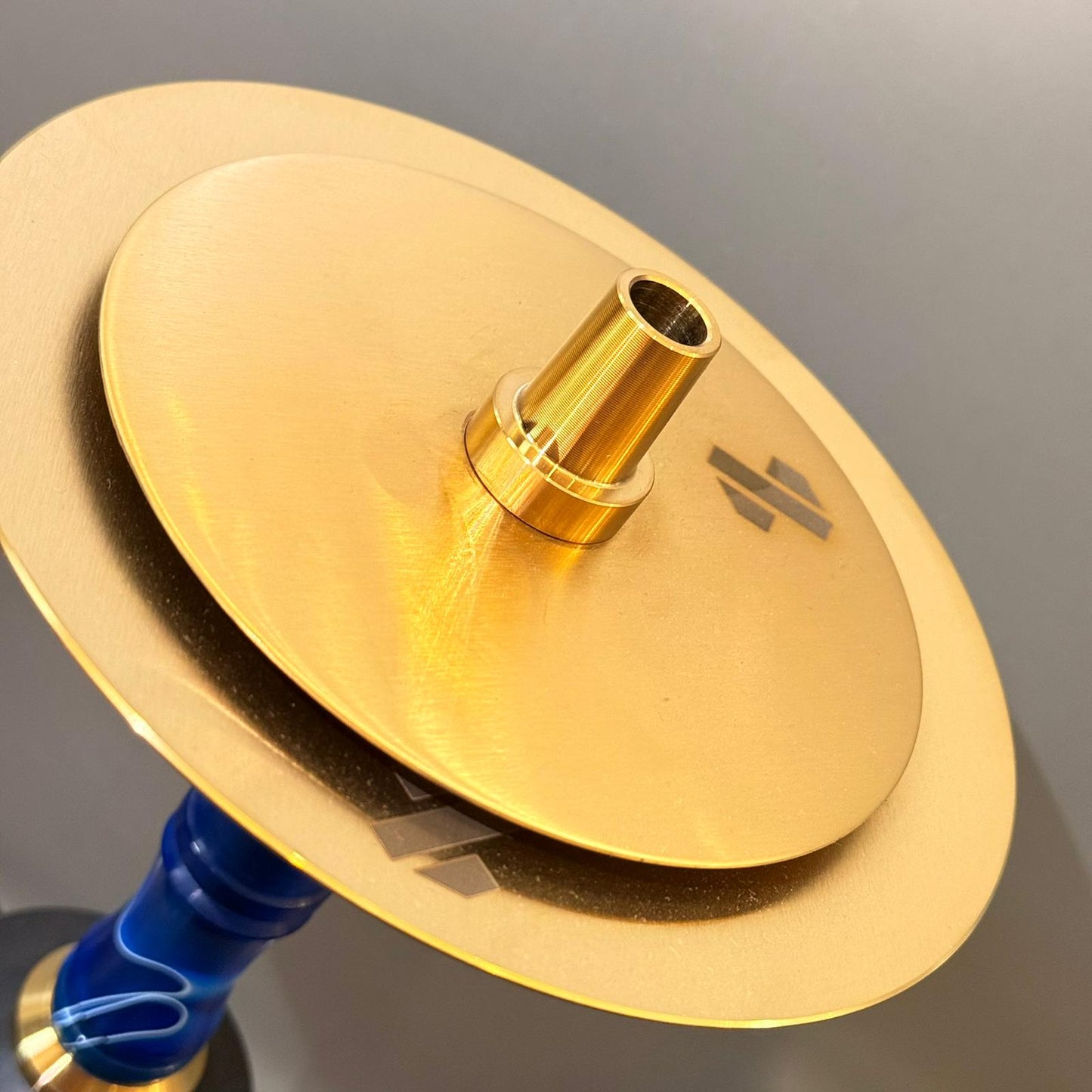 Edelstahl Wasserpfeife mit 2 variablen Ausblas-Optionen im SET