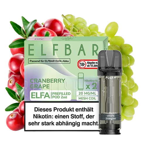 ELFA Pods by Elfbar - Cranberry Grape (2er Packung)