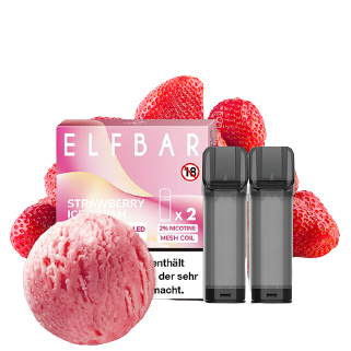 ELFA Pods by Elfbar - Strawberry Ice Cream (2er Packung)