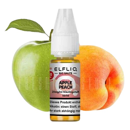 Elfliq Liquids by Elfbar - Apple Peach