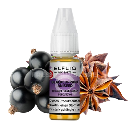 Elfliq Liquids by Elfbar - Blackcurrant Aniseed