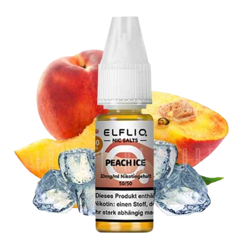 Elfliq Liquids by Elfbar - Peach Ice