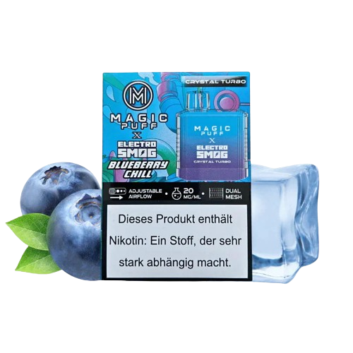 Magic Puff Crystal Turbo - Blueberry Chill