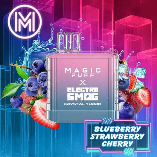 Magic Puff Crystal Turbo - Blueberry Raspberry Cherry