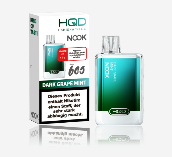 hqd pods dark grape mint HQD Nook